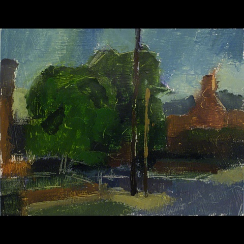 Christopher Dolan, Chris Dolan, Landscape, Oil on Paper, Painting