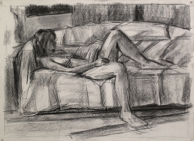 model and couch #2