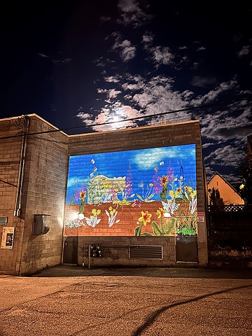 Vanishing Point at Luna Fest Projection