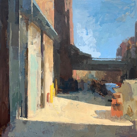 Composition, Light and Shadow. Oil on Panel. 30x30
