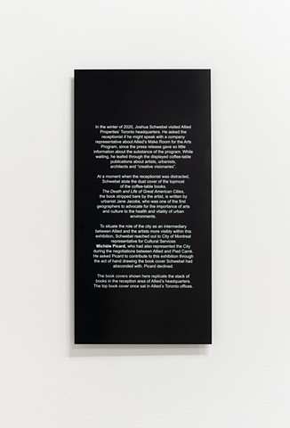 engraved panel: Book Covers