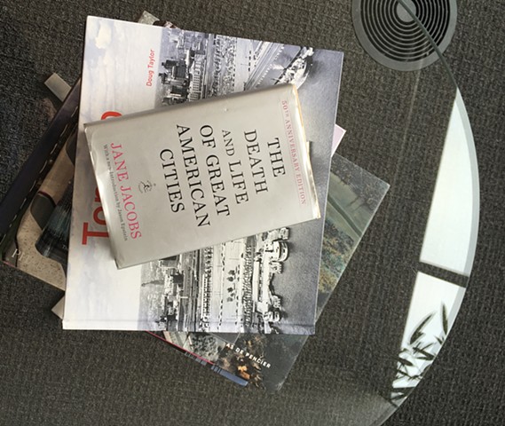 books displayed in corporate office