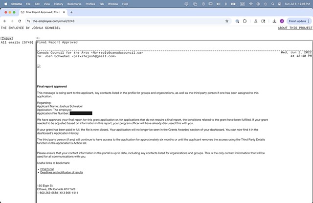 The Employee email archive