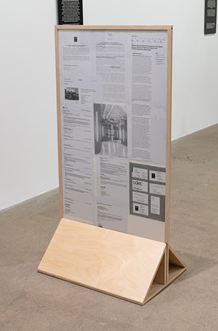 Poster Stand - Exhibition documentation