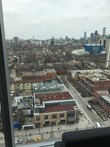 view over downtown Toronto from Allied