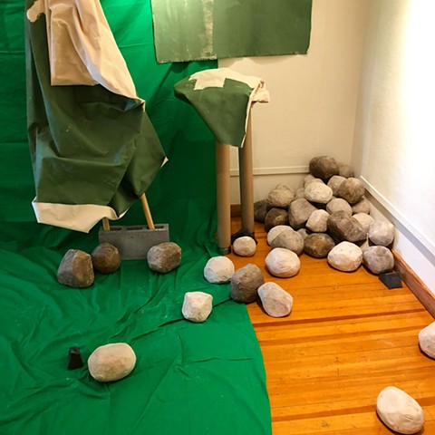 Installation: aftermath, first performance (Daylight)