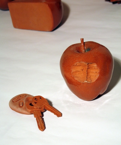 Terracotta Apple (detail)