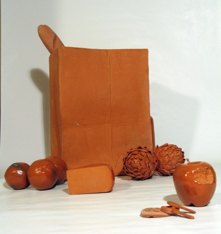 Terracotta Grocery Sack #1