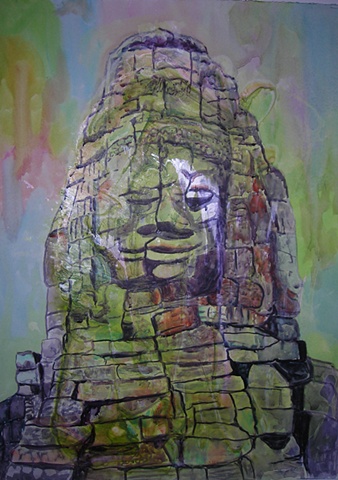 Rock Face Buddha