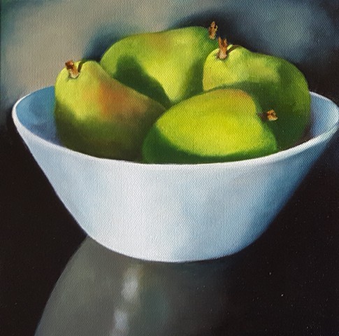 Pears in a Bowl