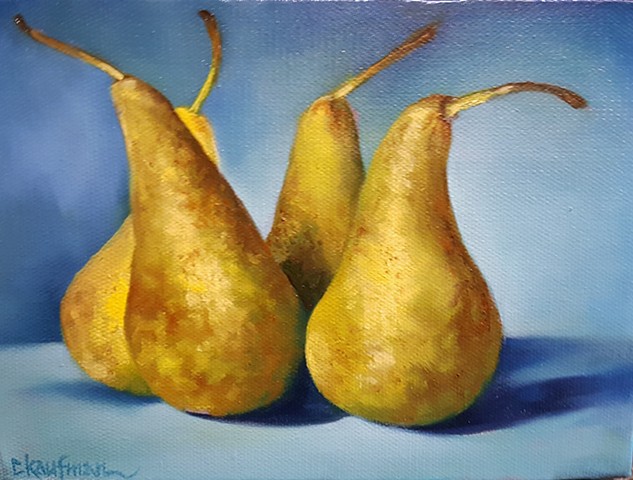 Four Pears Standing
