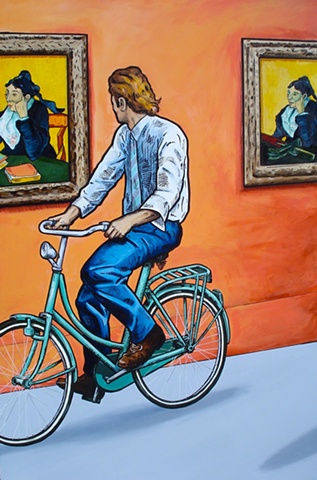 van gogh, amsterdam, matak, bicycle, museum