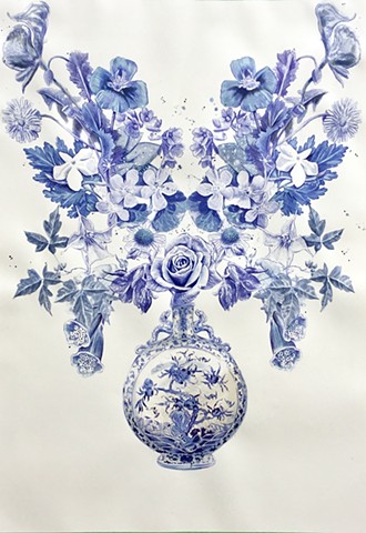 Adam Matak Flowers Arrangements Bouquet Luxury Remix Rorshach Inkblot