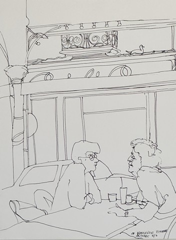 Cafe drawing