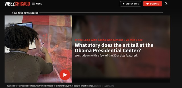 What Story does the art tell at the Obama Presidential Center? We sit down with a few of the 30 artists featured.