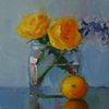 Yellow Roses with Lemon
