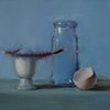 Eggcup with Feather
