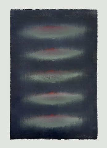 Aberration in green/grey with red