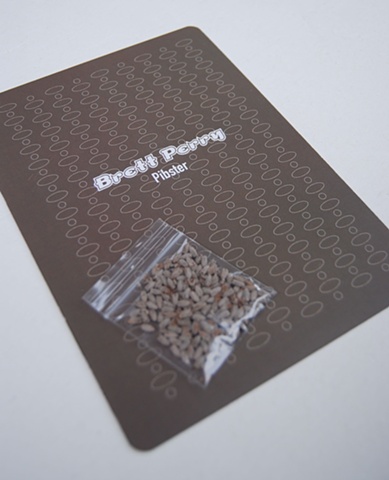 Detail of card with spice pouch