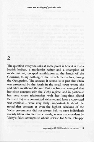 some war writings of gertrude stein

chapter one, page eighteen
