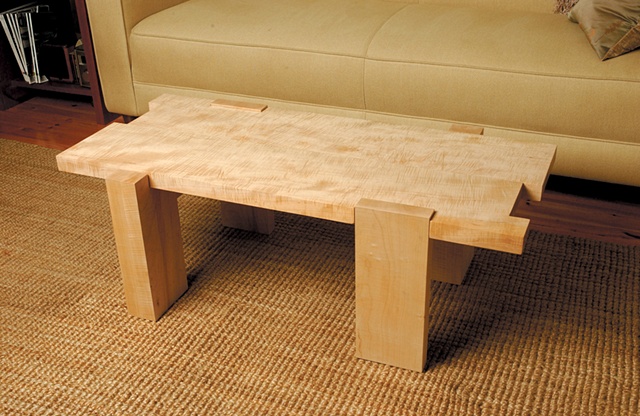 Curly Maple Coffee Table