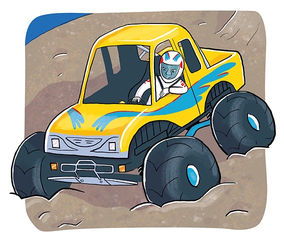 Violet Lemay, children's book illustrator, picture book illustrator, Nick Can Go Fast, monster truck