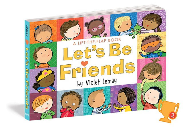 Violet Lemay, children's book illustrator, picture book, children's book author, diverse book, adorable children's book, kidlit, Let's Be Friends, amwriting, scbwi