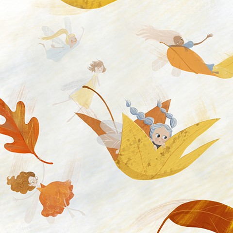 Violet Lemay, children's book illustrator, kidlitart, kidlit artist, book illustration, picture book illustration, fairies, faeries
