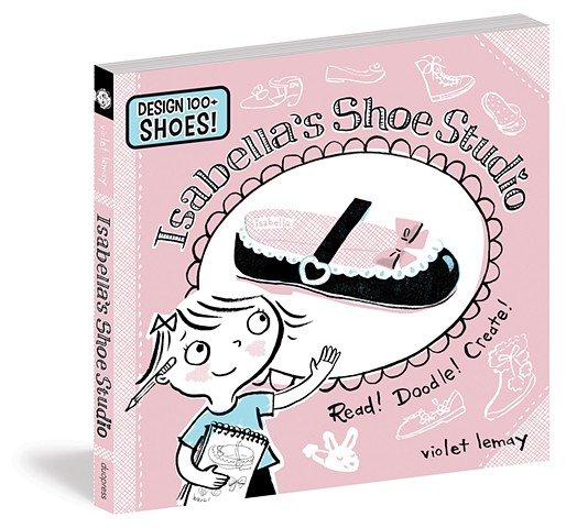 Violet Lemay, Page 158 Books, Doodle Book for Kids, creative kids, shoes