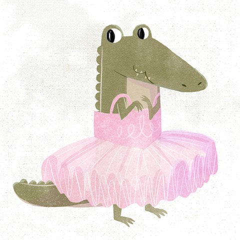 Ballerina, Violet Lemay, children's book illustrator, character design