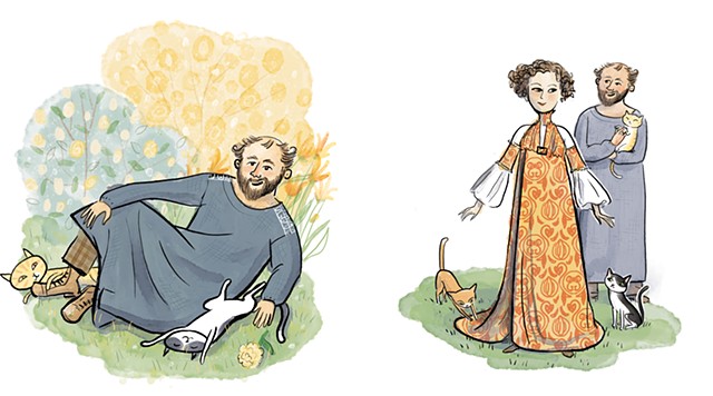 Gustav Klimt, Violet Lemay, children's book illustrator, middle grade biography, kidlit artist