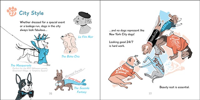 NY Dogs, Violet Lemay, punchline, funny dog book, NYC dog, NYC, city dogs