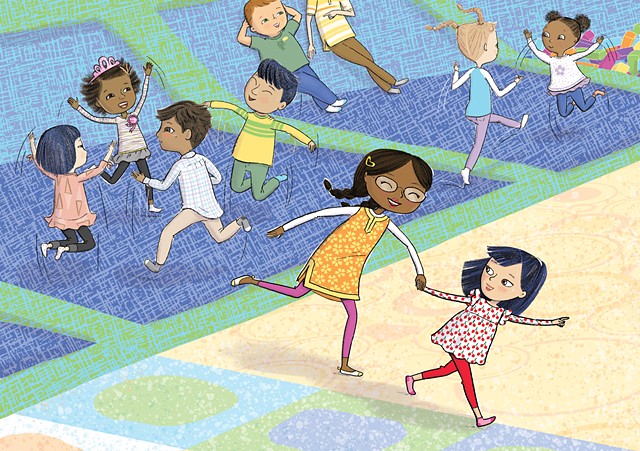 Violet Lemay, children's book illustration, book about wheelchair, diverse book, children's book illustrator, picture book artist