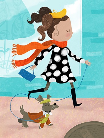 Violet Lemay, illustration, illustrator, amwriting, kidlit, kidlitart, fashion