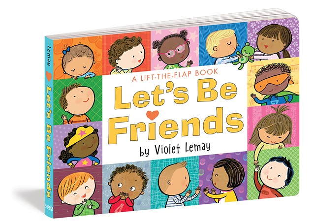 Violet Lemay, children's book illustrator, picture book, children's book author, diverse book, adorable children's book, kidlit, Let's Be Friends, amwriting, scbwi