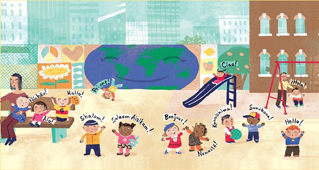 Violet Lemay, children's book illustrator, New York babies, New York kids, NY babies, New York Baby, melting pot