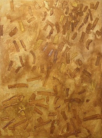 Marigold Earth Painting