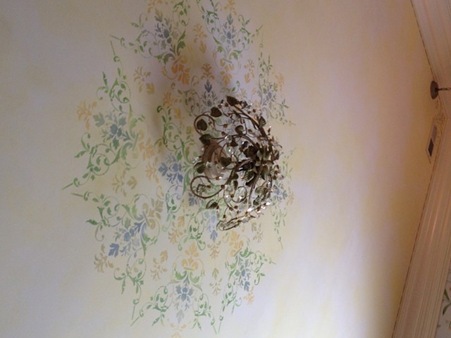 Stenciled Ceiling