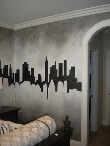 Cityscape in Shades of Gray