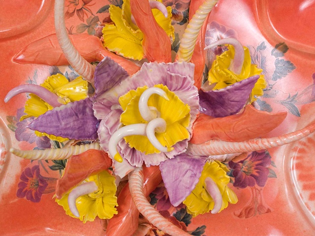 Orange Hubcap (detail)