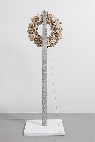 Untitled (Standing Wreath), 2012