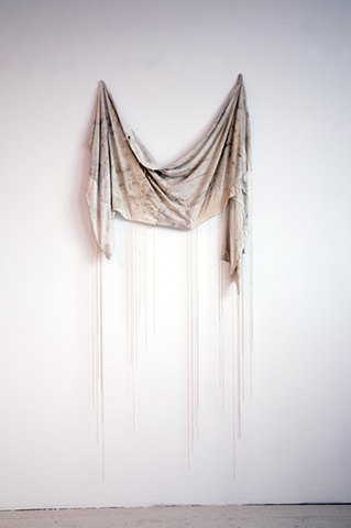 Untitled (Wall-hanging Shirt and Chains), 2011