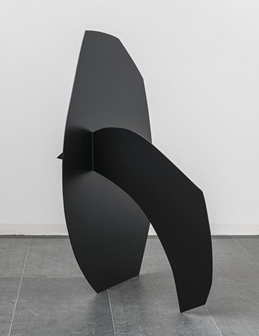 Untitled, Steel and paint, Dimensions: 48.03 x 69.69 x 47.24 ", 122 x 177 x 120 cm.| Photo Credit: Cary Whittier