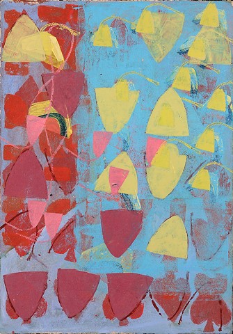 abstract acrylic contemporary painting