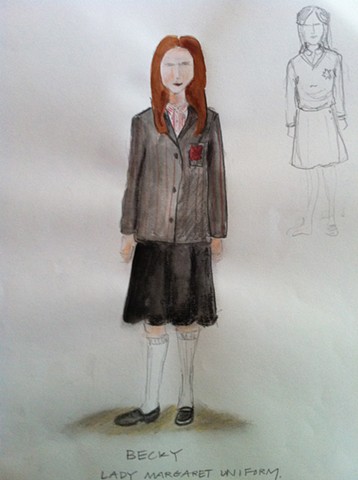 Becky as School Girl
