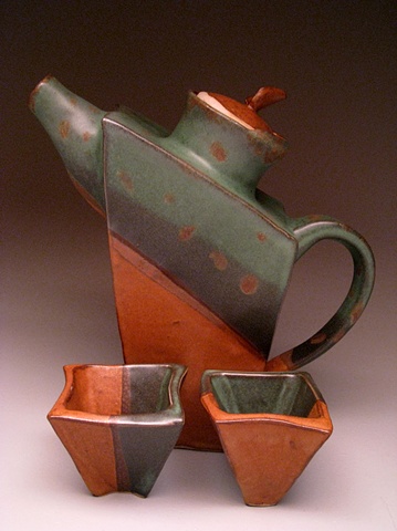 Slab Teapot Set