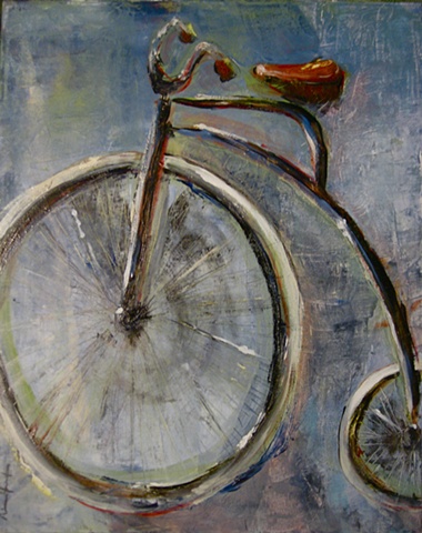 high-wheel, bike, antique