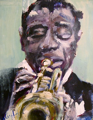 satchmo, louis armstrong, trumpet
