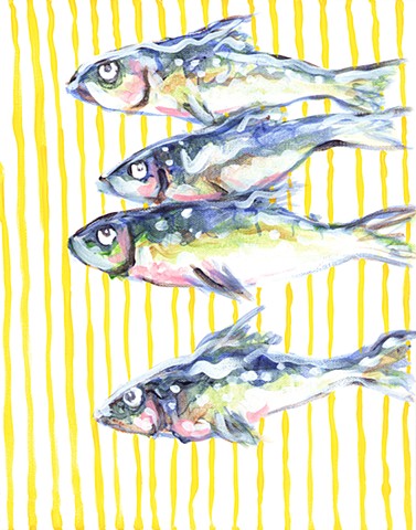 Striped Sardines, Yellow