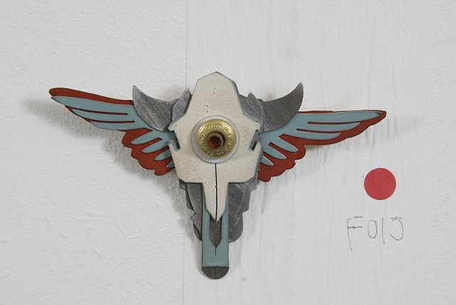 Red Level brooch